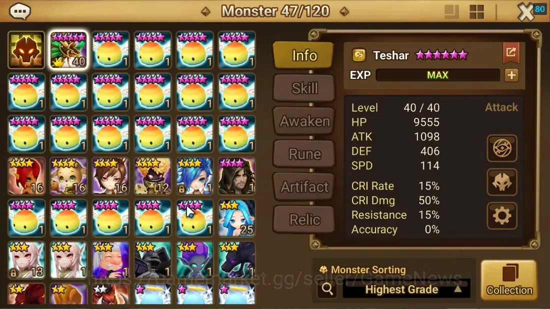 Summoners War: Sky Arena Accounts ASIA|Lv 26|Ready Gacha|115 12 YSC + 160 11 YSC + 3 image 8