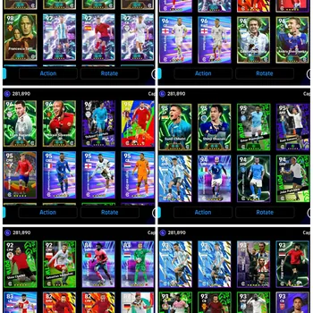 eFootball Accounts Legends & Iconic Players Pele 107➤Petr Cech107➤Lothar Matthaus 106➤Thomas Vermaelem➤Francesco Totti