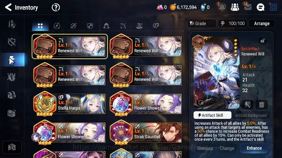 Epic Seven Accounts GLOBAL Unverif|New Era|3 ML(NM Luna,NC Landy,SS Vi image 10