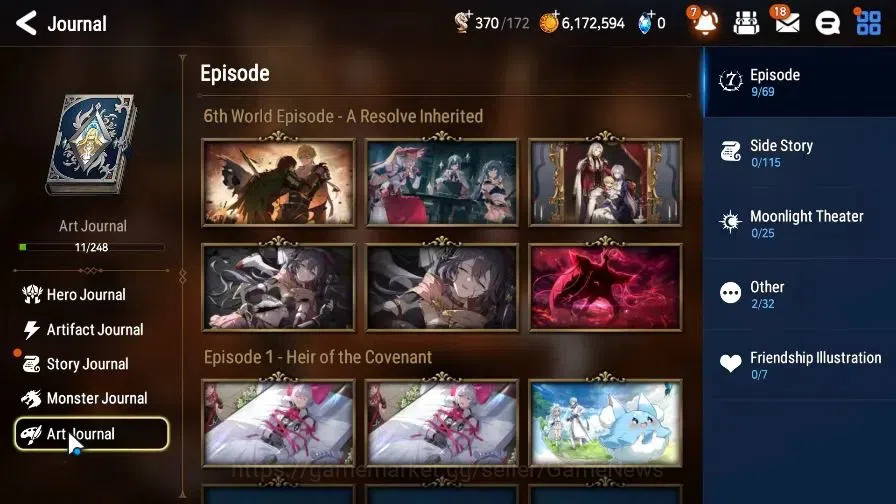 Epic Seven Accounts GLOBAL Unverif|New Era|3 ML(NM Luna,NC Landy,SS Vi image 15