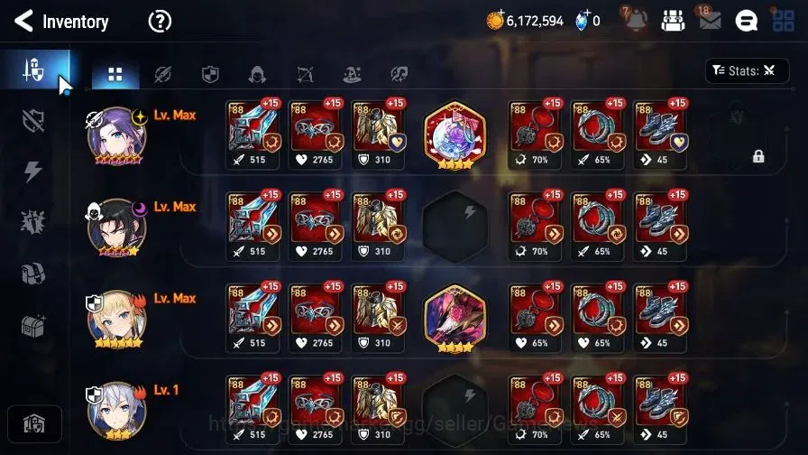 Epic Seven Accounts GLOBAL Unverif|New Era|3 ML(NM Luna,NC Landy,SS Vi image 8