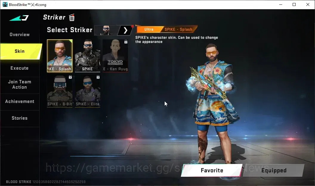 Blood Strike Accounts ASIA | ETERNAL DEagle-Scorpius | 6 ULTRA [Spike,M4 image 3