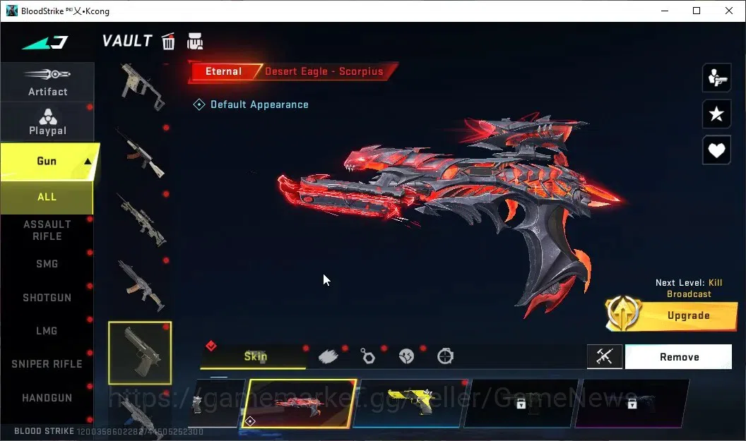 Blood Strike Accounts ASIA | ETERNAL DEagle-Scorpius | 6 ULTRA [Spike,M4 image 4