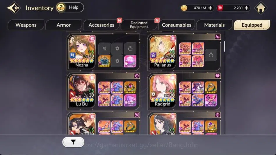 Seven Knights Re:Birth Accounts Global |5 EX7 (Fai,Juri,Roise,Gelidus,Melia)|42 TC image 8