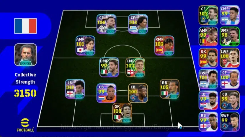eFootball Accounts Mobile|PW 3150|Kylian Mbappe ShowT,Gianluigi Buffo image 1
