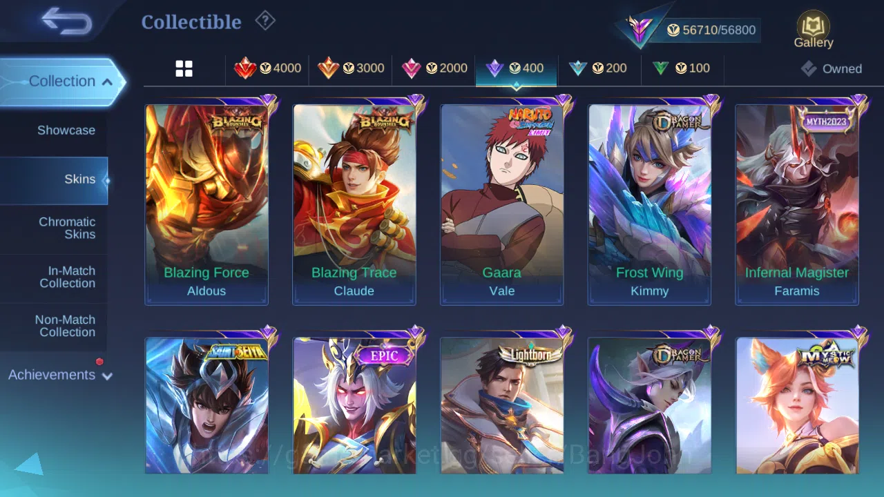 Mobile Legends: Bang Bang Accounts Others Hero 110 | skin 201 | sanrio angela | sanrio floryn | all star moskov | luckybox 16