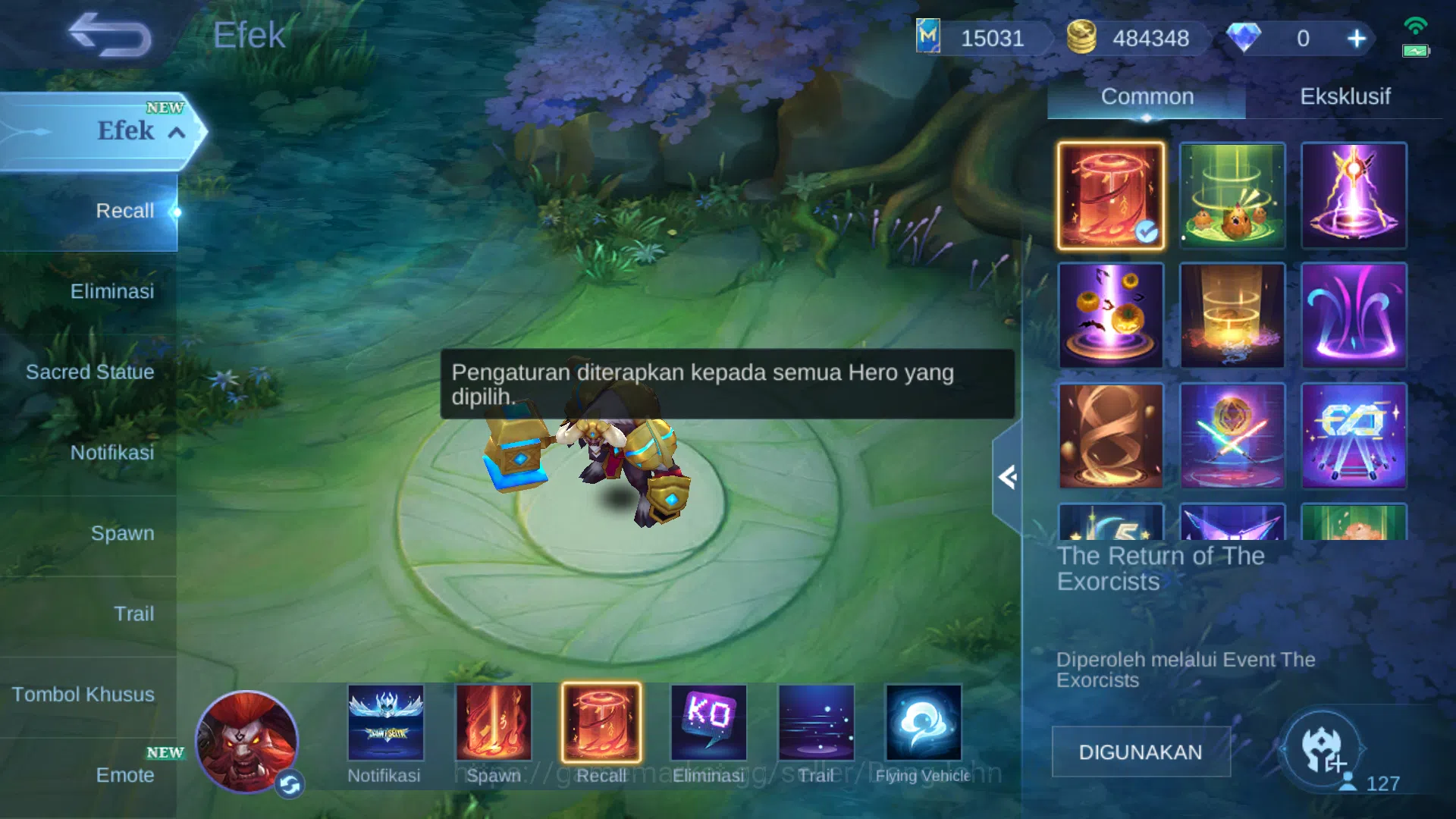 Mobile Legends: Bang Bang Accounts Hero 127 | Skin 345 | Legend Gusion, Miya | Transf image 13