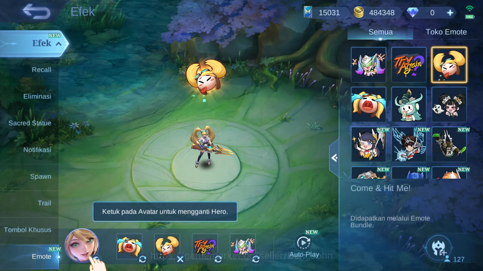 Mobile Legends: Bang Bang Accounts Hero 127 | Skin 345 | Legend Gusion, Miya | Transf image 14