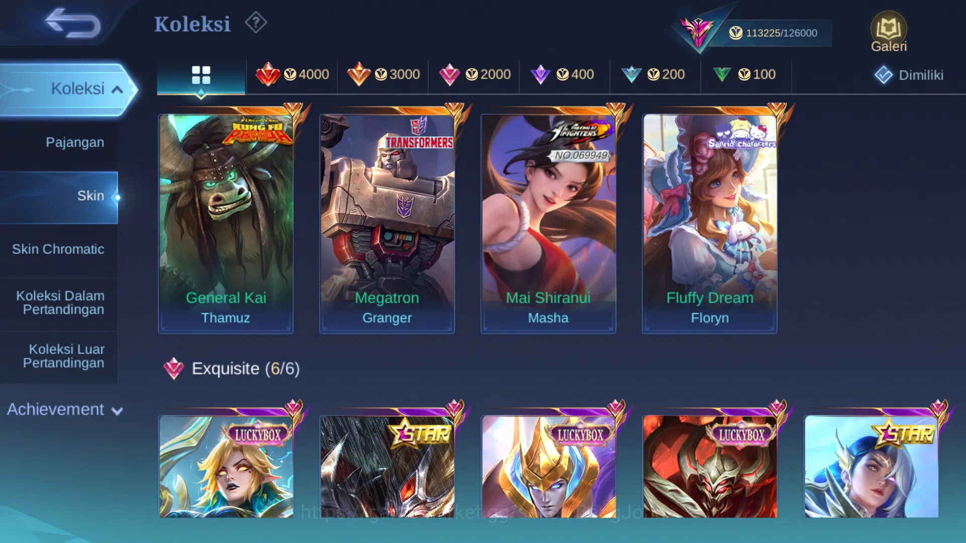 Mobile Legends: Bang Bang Accounts Hero 127 | Skin 345 | Legend Gusion, Miya | Transf image 4