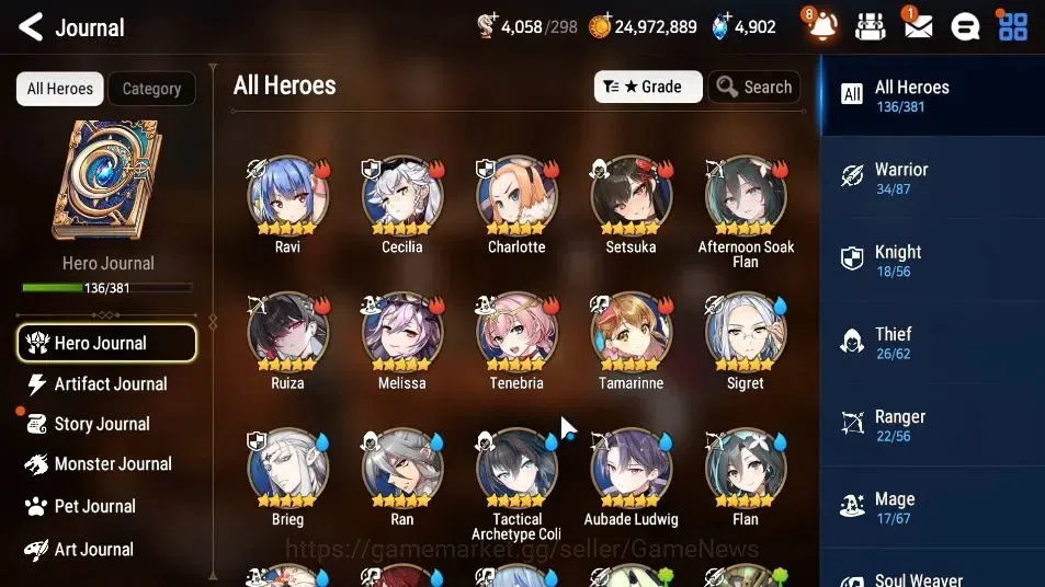 Epic Seven Accounts GLOBAL Unverif|NewEra|6 ML(School Nurse Yulha,LC B image 7