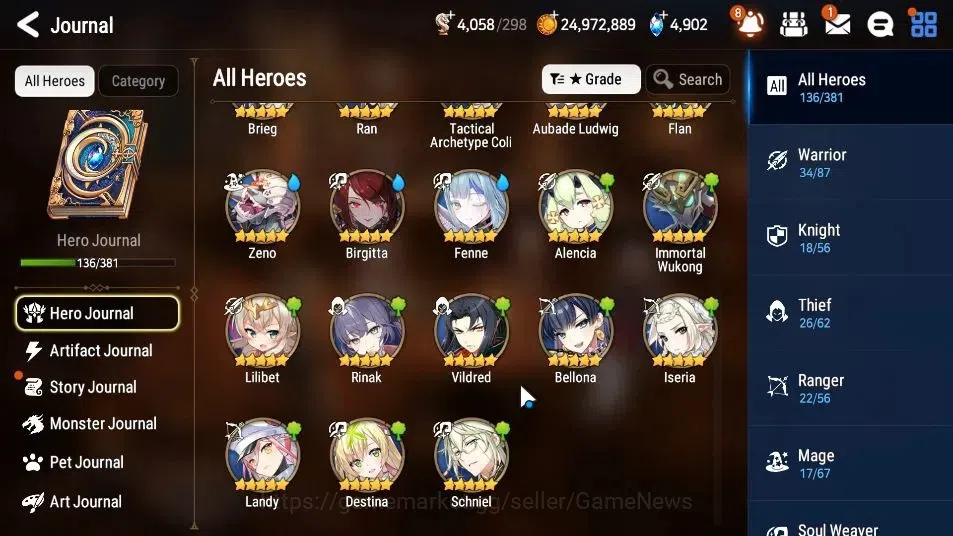 Epic Seven Accounts GLOBAL Unverif|NewEra|6 ML(School Nurse Yulha,LC B image 8