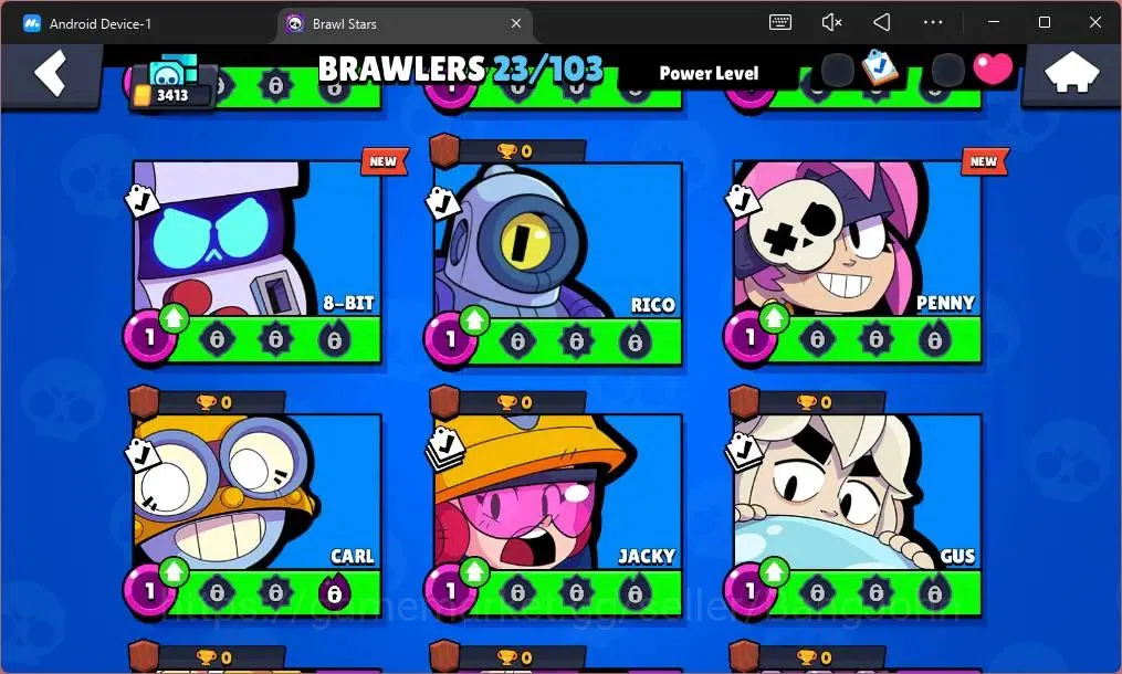 Brawl Stars Accounts Global | 3413 Trophy|23 Brawler|1 Max Hypercharge( image 6