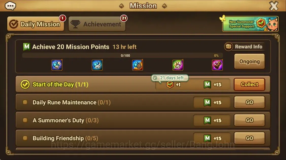 Summoners War: Sky Arena Accounts ASIA | Starter | Level 14 | Ready Gacha | 12-YSS + image 2