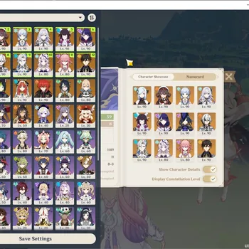 Genshin Impact Accounts End Game ASIA|AR 59|4 Skin|Skirk Pream Team|16 Limit+10(*5 Weapon)|(Columbina C1,Yae