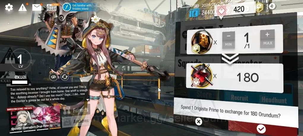 Arknights Accounts Lv 1 | Fresh Starter | 3 Limited | Pepe,Haruka,Jes image 2