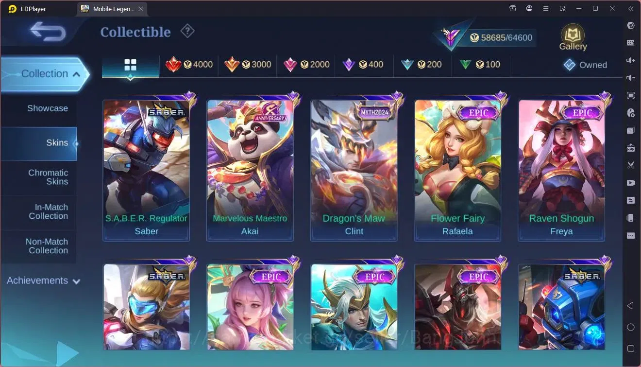 Mobile Legends: Bang Bang Accounts Global|Hero 114|Skin 218|Renowned|Prime YZ,Claude| image 12