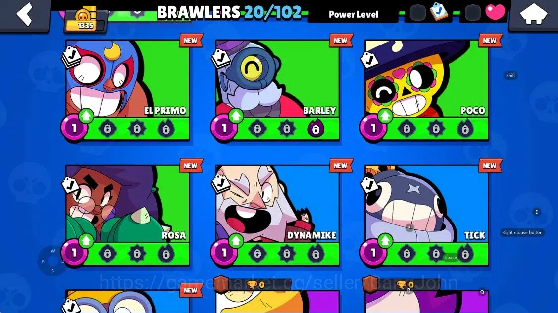 Brawl Stars Accounts Android | 1335 Thropy|20 Brawler-1 Max Lv(Jessie H image 6