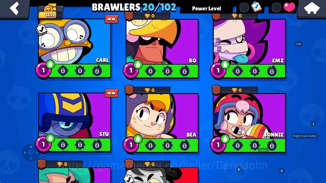 Brawl Stars Accounts Android | 1335 Thropy|20 Brawler-1 Max Lv(Jessie H image 7