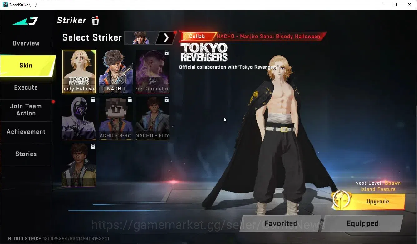 Blood Strike Accounts ASIA|Collab TOKREV [MCX-Worst Future,Nacho-Manjiro image 3