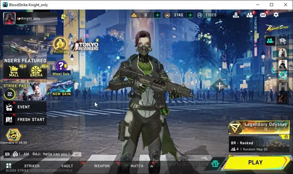 Blood Strike Accounts ASIA|Fresh Starter|Collab TOKYO REVENGERS[MCX-The image 1