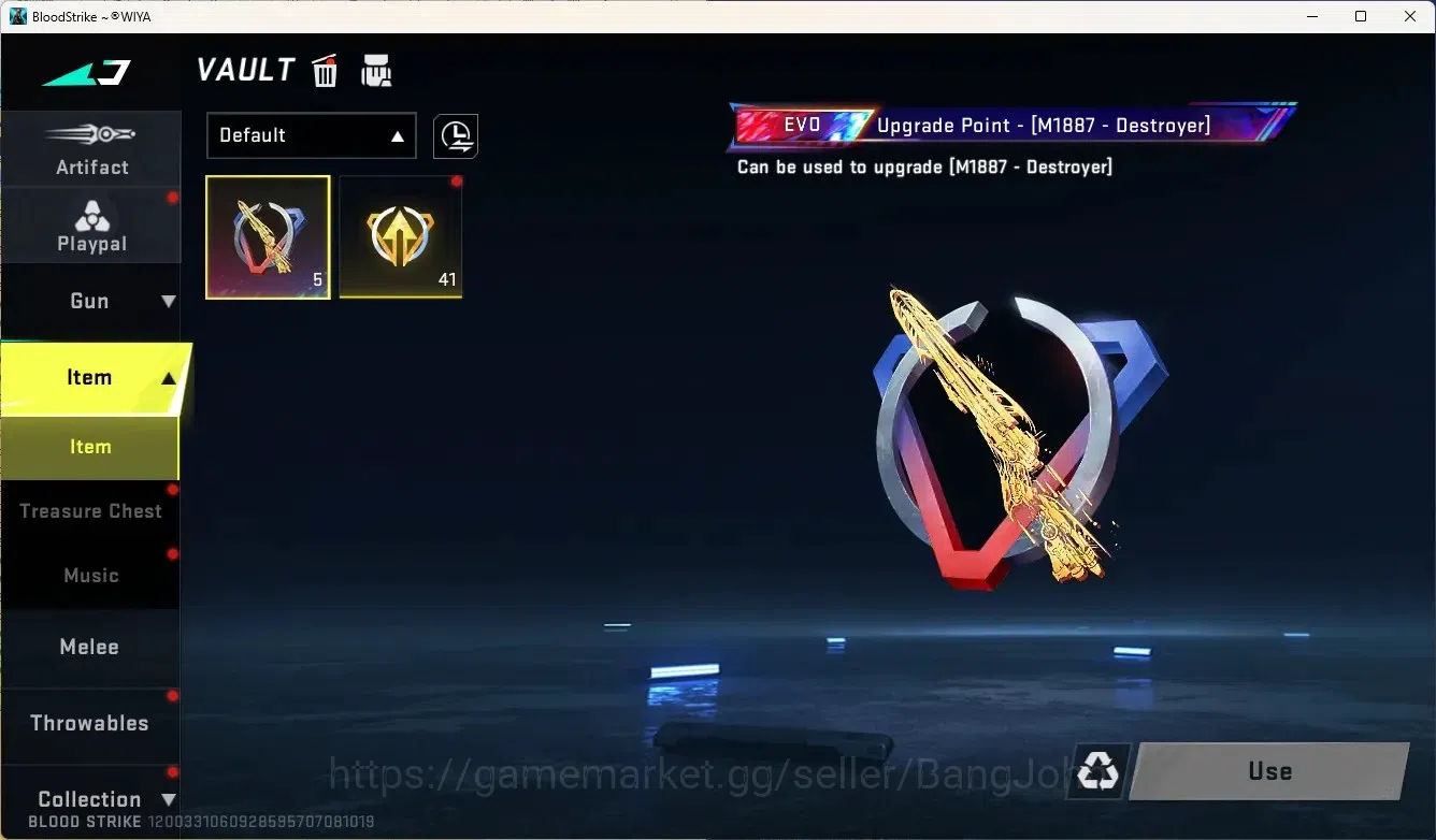 Blood Strike Accounts Rare Skin ASIA| Ultra Striker Zero-Nullifier|2 Legendary 4