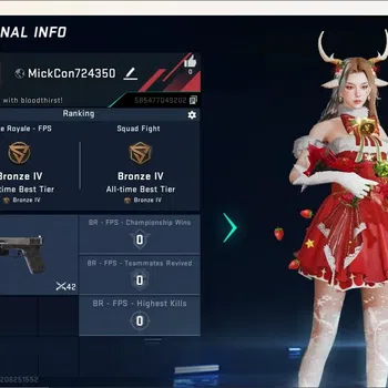 Blood Strike Accounts Collab Skin ASIA|Eternal Gun:Galil-Noxdra|1 Collab Gun [AOT]|Ultra Striker Ran-Deer Spirit|1