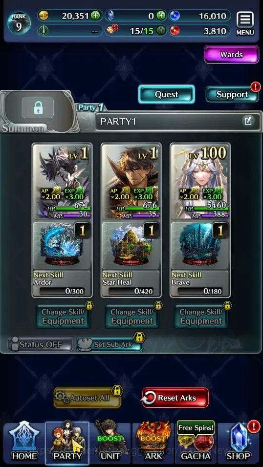 Last Cloudia Accounts Low-End GLOBAL|Rank 9|Starter|Top Tier Unit [Demon Lord Judecca-Samekh,Goddess Lilaha]| 9 SSR Ark|Code 3