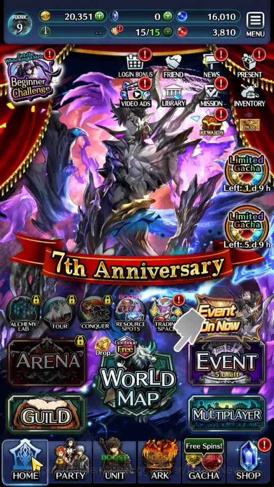 Last Cloudia Accounts Low-End GLOBAL|Rank 9|Starter|Top Tier Unit [Demon Lord Judecca-Samekh,Goddess Lilaha]| 9 SSR Ark|Code 4