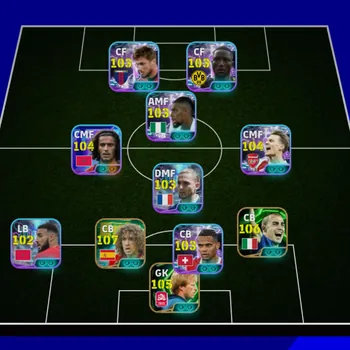 eFootball Accounts Legends & Iconic Players Collective Strength 3221 | Division 1 | Puyol 107, Oliver Kahn, Martin Odegaard