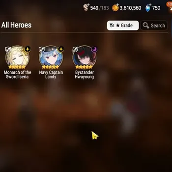 Epic Seven Accounts Starter GLOBAL UnVerif|NewEra| 3 ML (Monarch Sword Iseria,B Hwayoung,NC