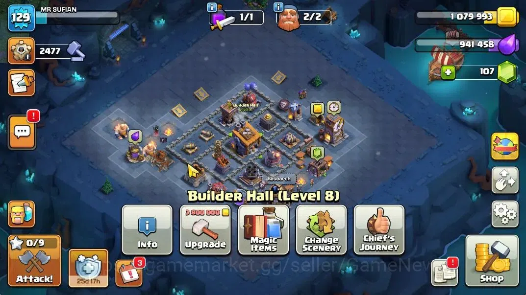Clash of Clans Accounts TH 15-BH 8|LV 129|HH 8|BK 36,AQ 35,GW 19,MP 16,RC  image 12