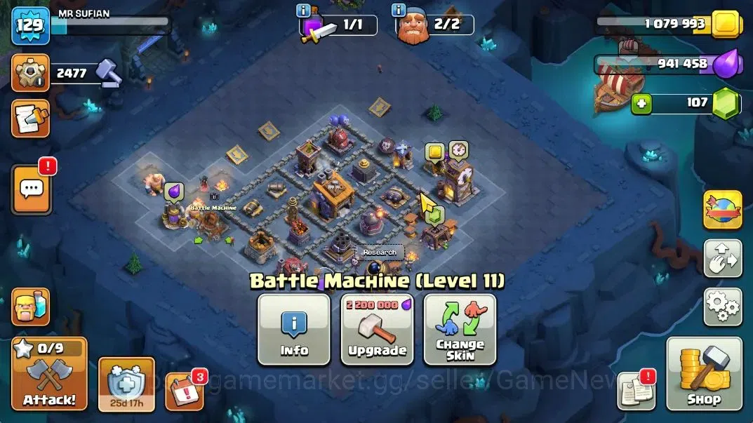 Clash of Clans Accounts TH 15-BH 8|LV 129|HH 8|BK 36,AQ 35,GW 19,MP 16,RC  image 14