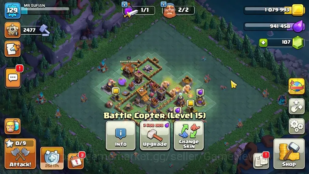Clash of Clans Accounts TH 15-BH 8|LV 129|HH 8|BK 36,AQ 35,GW 19,MP 16,RC  image 15