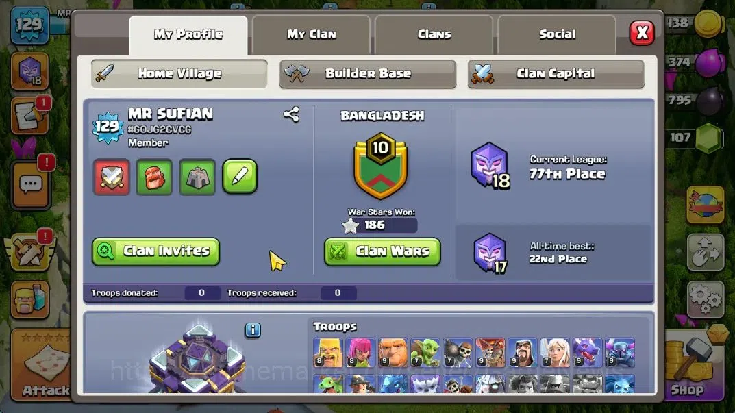 Clash of Clans Accounts TH 15-BH 8|LV 129|HH 8|BK 36,AQ 35,GW 19,MP 16,RC  image 2