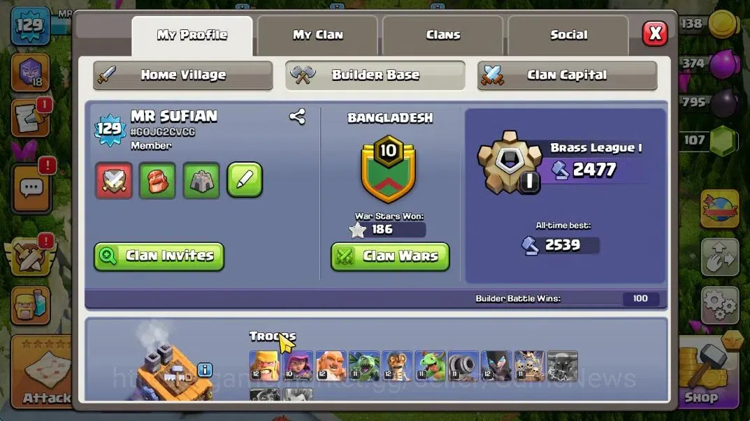 Clash of Clans Accounts TH 15-BH 8|LV 129|HH 8|BK 36,AQ 35,GW 19,MP 16,RC  image 5
