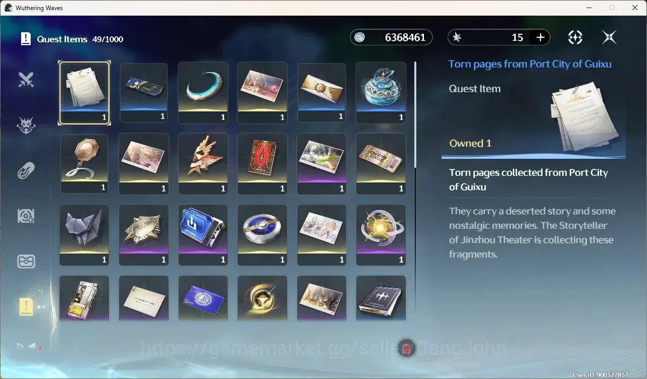 Wuthering Waves Accounts Others SEA|UL 63|Rank 6|8 Char 17