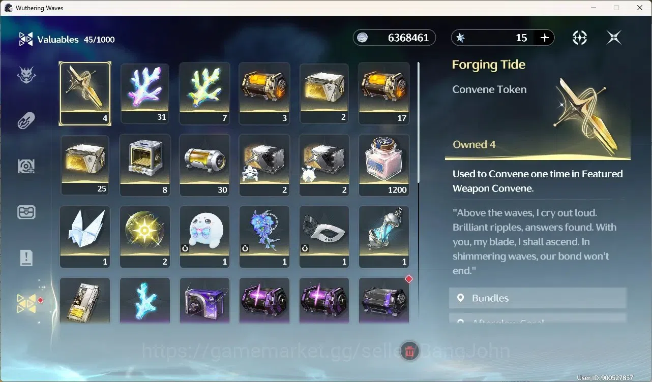 Wuthering Waves Accounts Others SEA|UL 63|Rank 6|8 Char 18