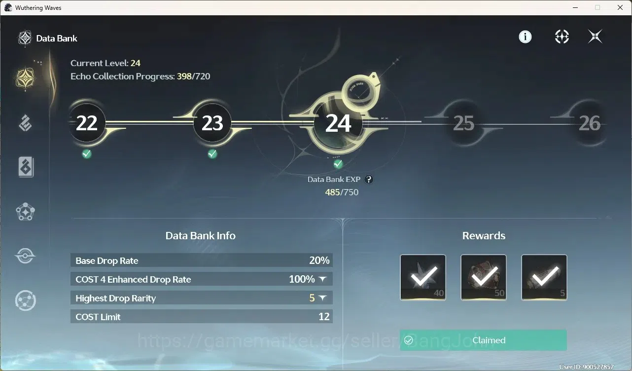 Wuthering Waves Accounts Others SEA|UL 63|Rank 6|8 Char 3