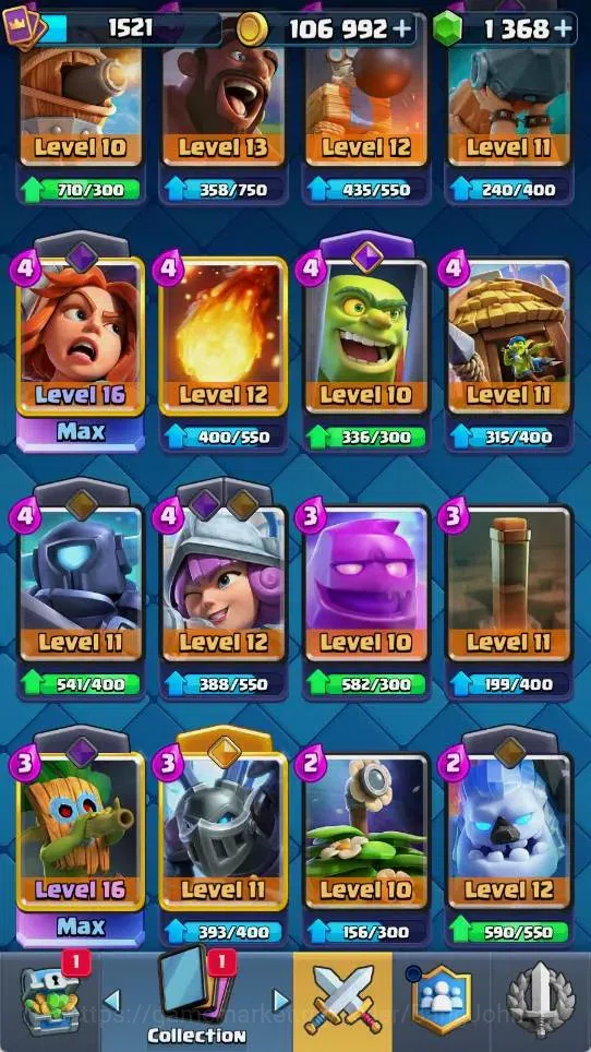 Clash Royale Accounts Mobile |KTL 15|Trophy 11773|4 Max Lv16|3 Heroes|10 image 4