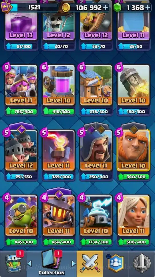 Clash Royale Accounts Mobile |KTL 15|Trophy 11773|4 Max Lv16|3 Heroes|10 image 5