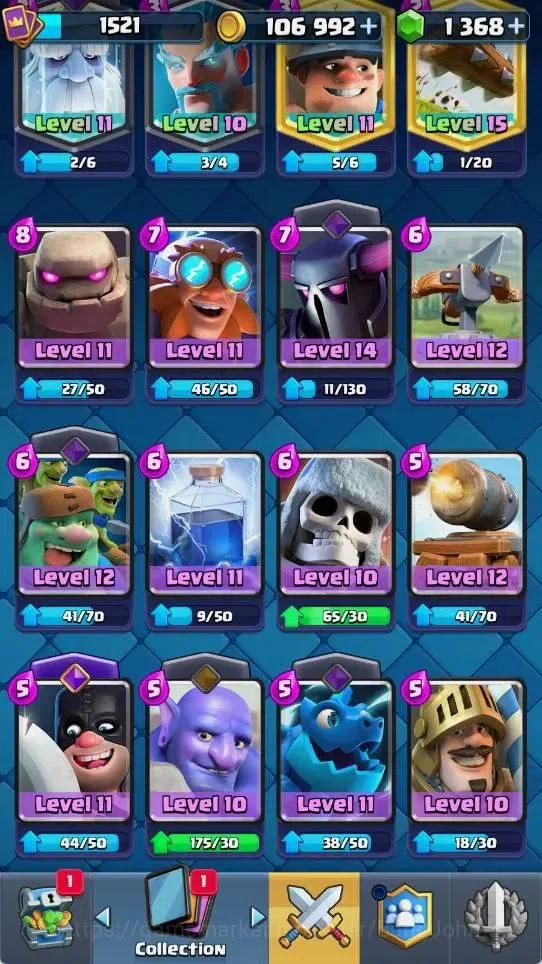 Clash Royale Accounts Mobile |KTL 15|Trophy 11773|4 Max Lv16|3 Heroes|10 image 7