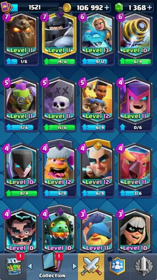 Clash Royale Accounts Mobile |KTL 15|Trophy 11773|4 Max Lv16|3 Heroes|10 image 8