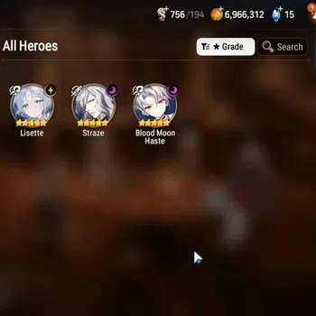 Epic Seven Accounts Starter GLOBAL UnVerif|New Era|3 ML(Lisette,Straze,Blood Moon Haste)+Tenebria,Iseria,Landy,Etc|Poh