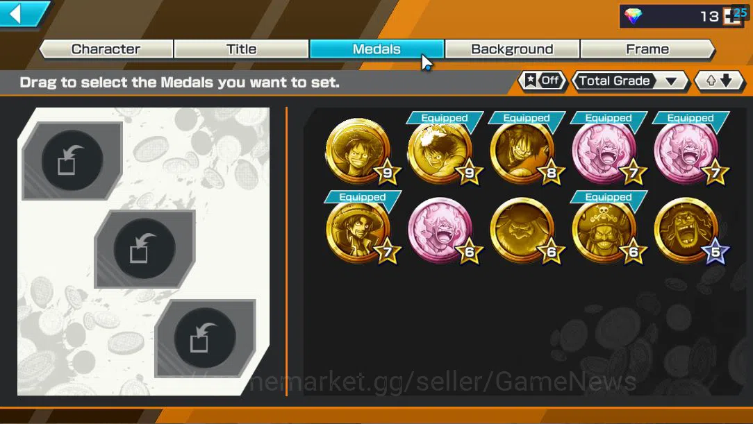 One Piece Bounty Rush Accounts Global|4 EX| T5E St.Jaygarcia Saturn,T4E Marshall  image 3