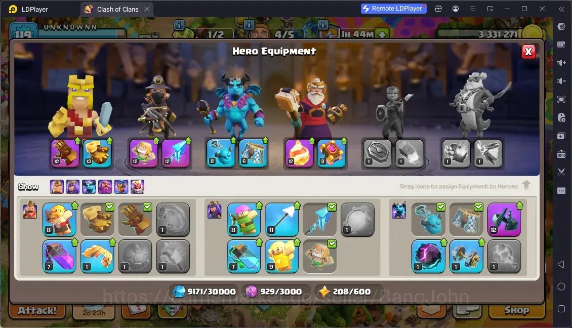 Clash of Clans Accounts Global |TH 12-BH 4|LVL 119|HH 6|BK 63,AQ 65,MP 38, image 12