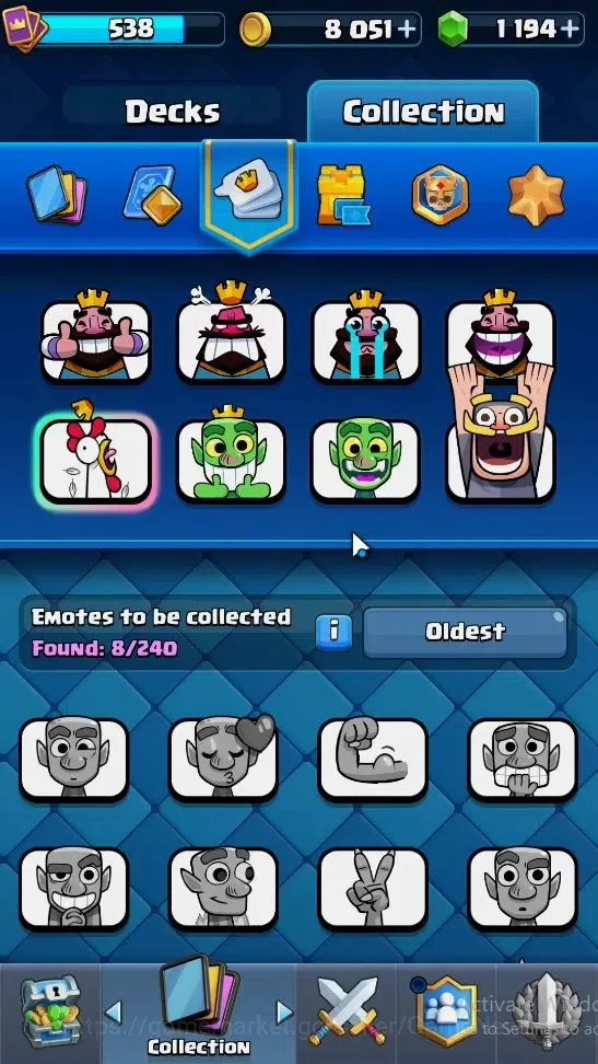 Clash Royale Accounts KTL 10|Trophy 3661|Card 66|Limited Skin|1 Hero 2 E image 12