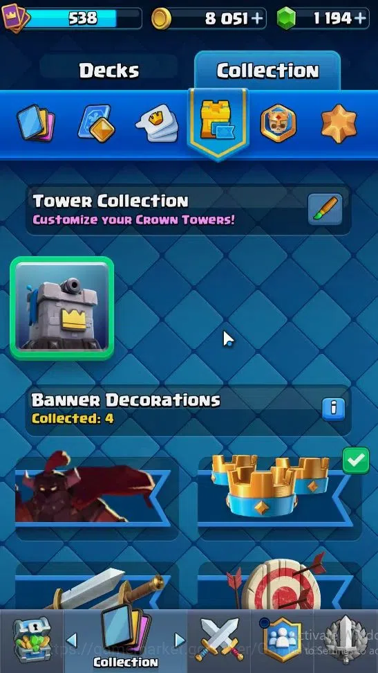 Clash Royale Accounts KTL 10|Trophy 3661|Card 66|Limited Skin|1 Hero 2 E image 13