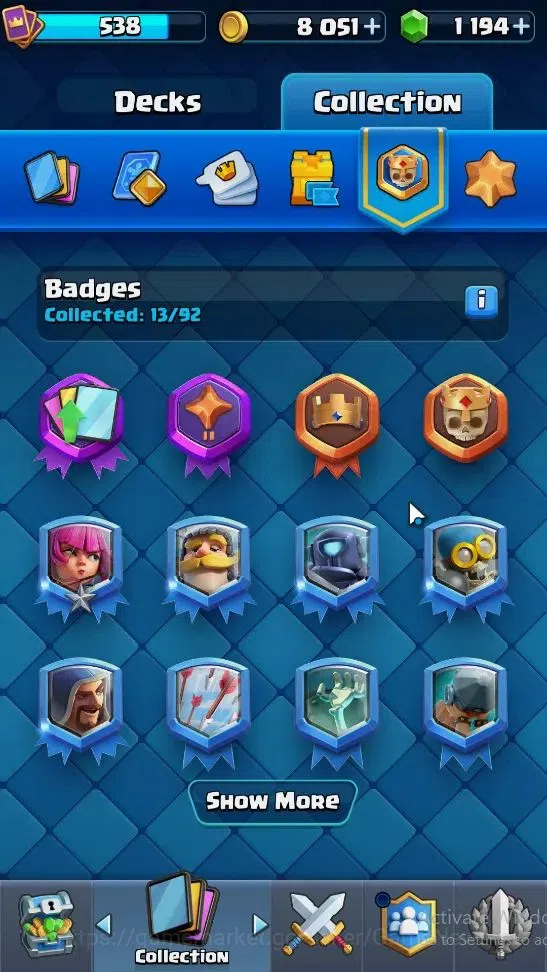Clash Royale Accounts KTL 10|Trophy 3661|Card 66|Limited Skin|1 Hero 2 E image 15