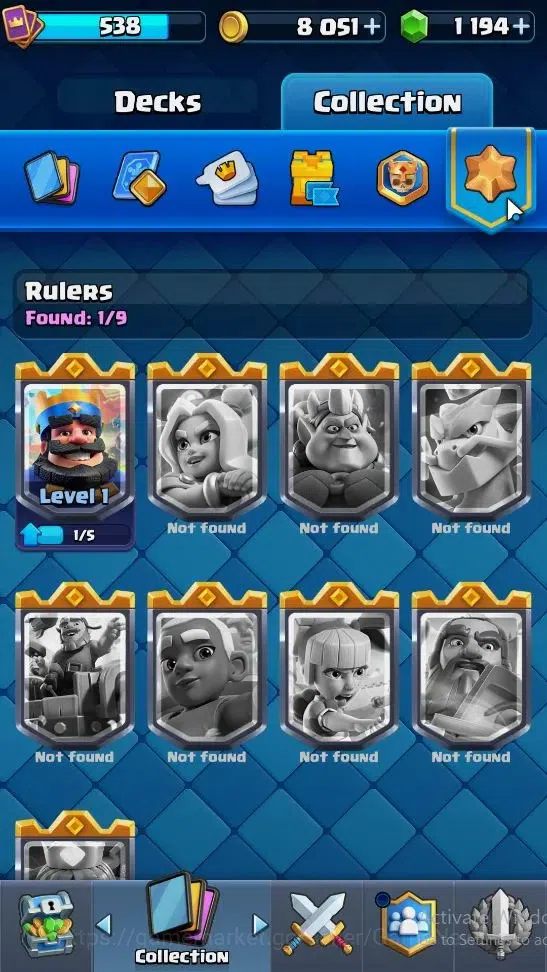 Clash Royale Accounts KTL 10|Trophy 3661|Card 66|Limited Skin|1 Hero 2 E image 16