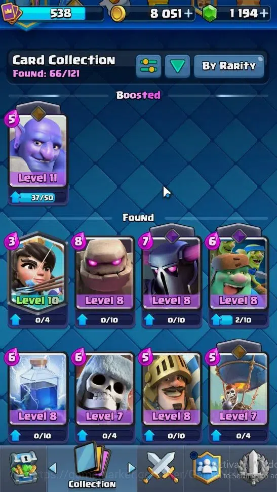Clash Royale Accounts KTL 10|Trophy 3661|Card 66|Limited Skin|1 Hero 2 E image 4